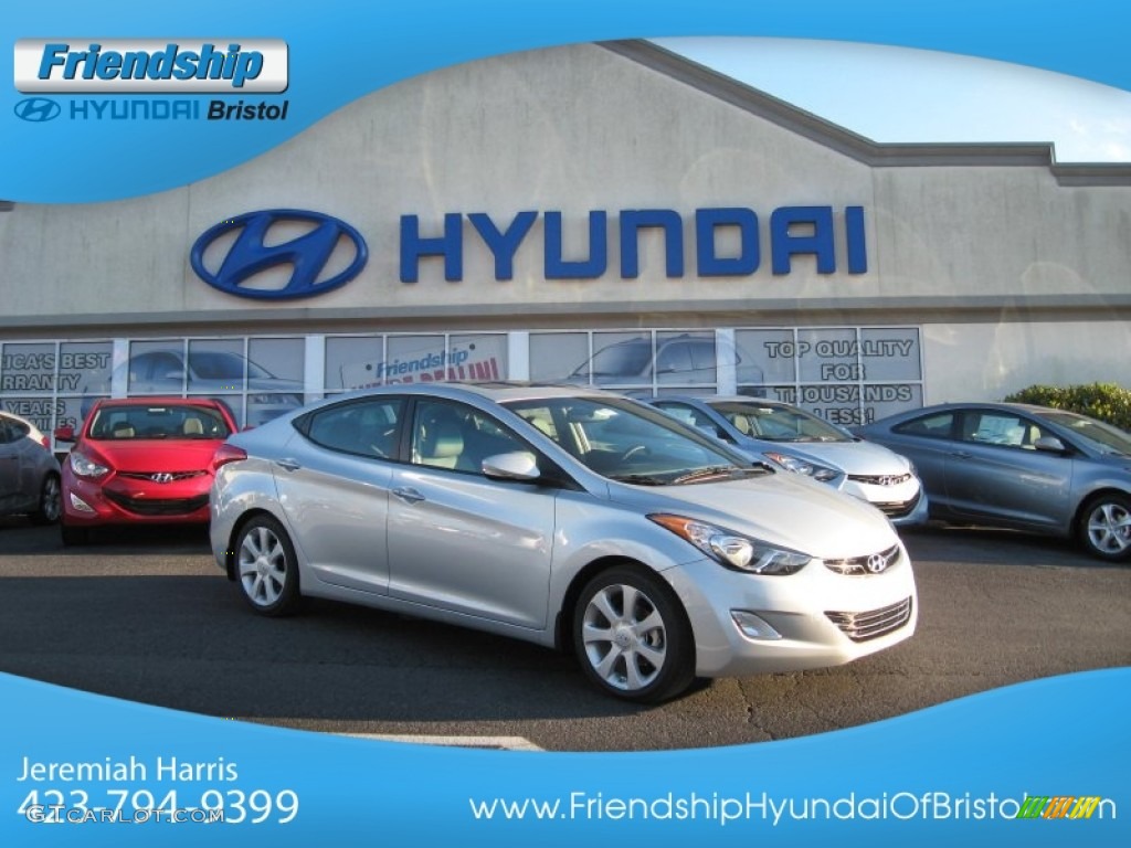 2013 Elantra Limited - Silver / Gray photo #1