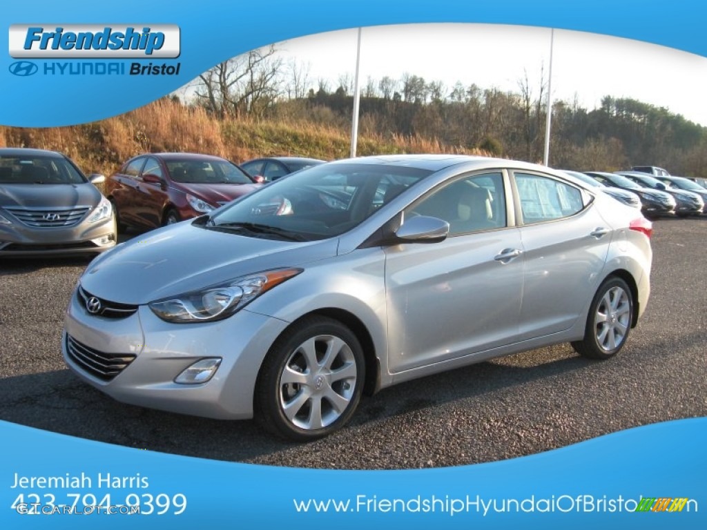 2013 Elantra Limited - Silver / Gray photo #3