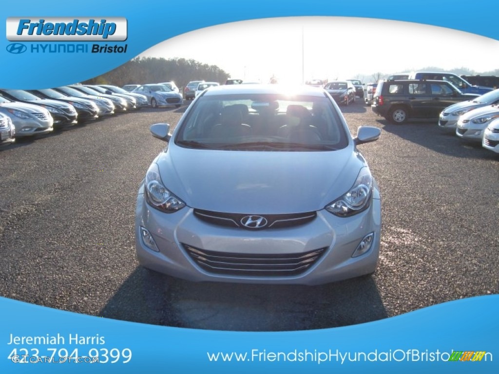 2013 Elantra Limited - Silver / Gray photo #4