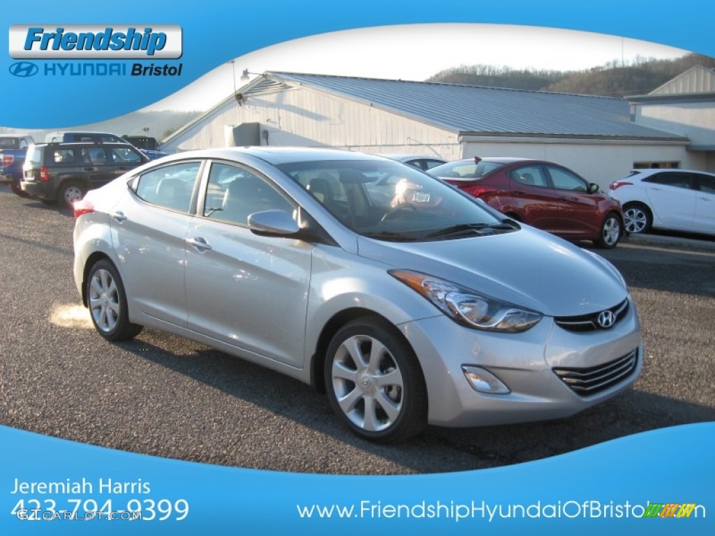 2013 Elantra Limited - Silver / Gray photo #5