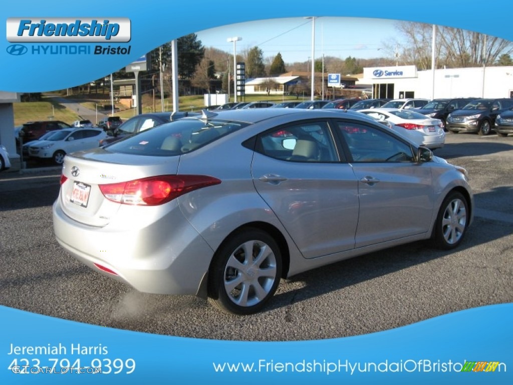 2013 Elantra Limited - Silver / Gray photo #7