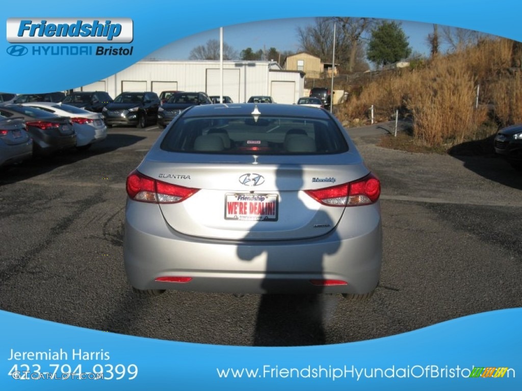 2013 Elantra Limited - Silver / Gray photo #8
