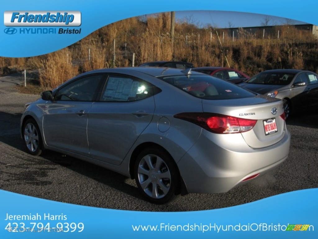 2013 Elantra Limited - Silver / Gray photo #9