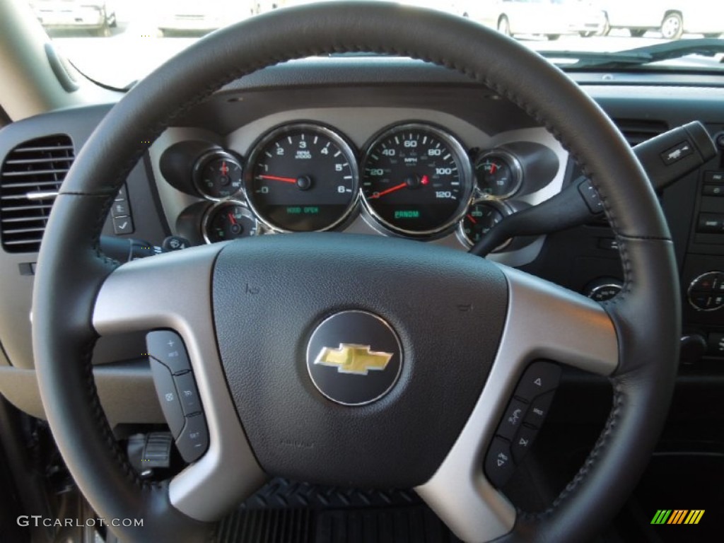 2013 Silverado 1500 LT Crew Cab 4x4 - Mocha Steel Metallic / Ebony photo #15