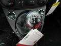 2013 Fiat 500 Rosso/Nero (Red/Black) Interior Transmission Photo