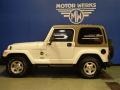 2000 Stone White Jeep Wrangler Sahara 4x4  photo #6