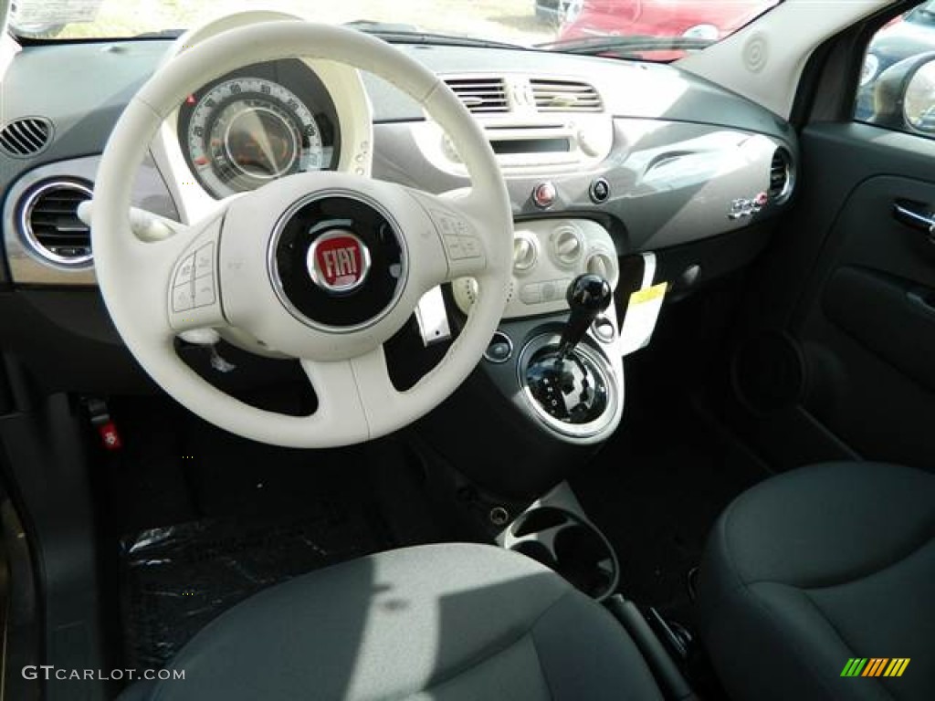2013 Fiat 500 c cabrio Pop Grigio/Avorio (Gray/Ivory) Dashboard Photo #75040059