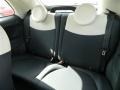 2013 Fiat 500 Grigio/Avorio (Gray/Ivory) Interior Rear Seat Photo