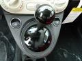 2013 Fiat 500 Rosso/Avorio (Red/Ivory) Interior Transmission Photo