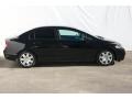 2010 Crystal Black Pearl Honda Civic LX Sedan  photo #10