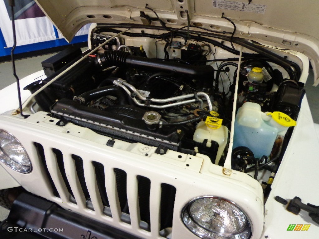 2000 Wrangler Sahara 4x4 - Stone White / Camel photo #23