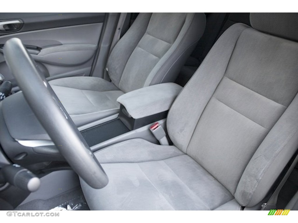 2010 Civic LX Sedan - Crystal Black Pearl / Gray photo #14