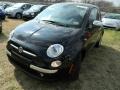 2013 Nero (Black) Fiat 500 Lounge  photo #2