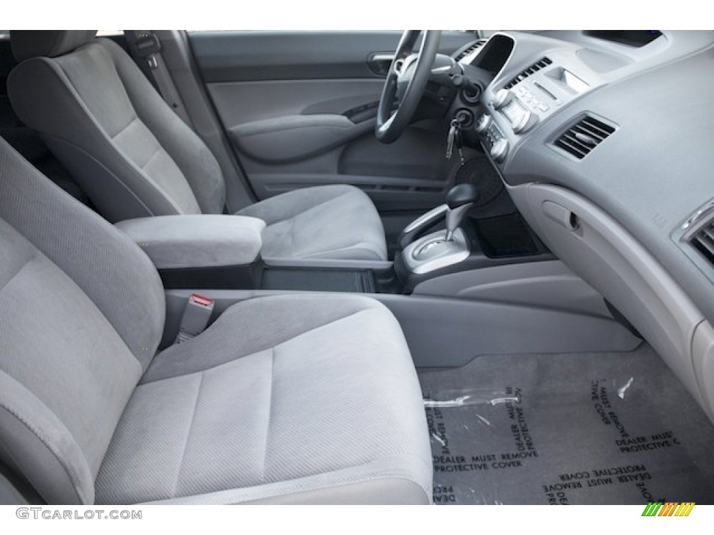 2010 Civic LX Sedan - Crystal Black Pearl / Gray photo #20