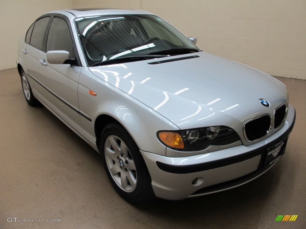 2005 3 Series 325xi Sedan - Titanium Silver Metallic / Black photo #1