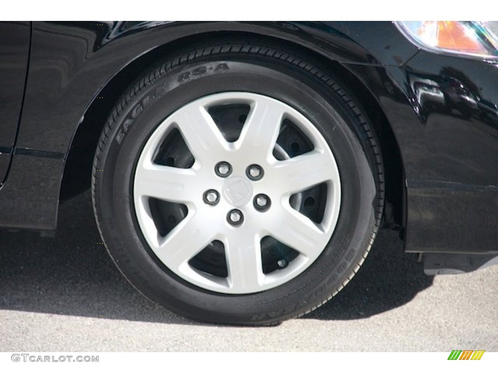 2010 Civic LX Sedan - Crystal Black Pearl / Gray photo #30