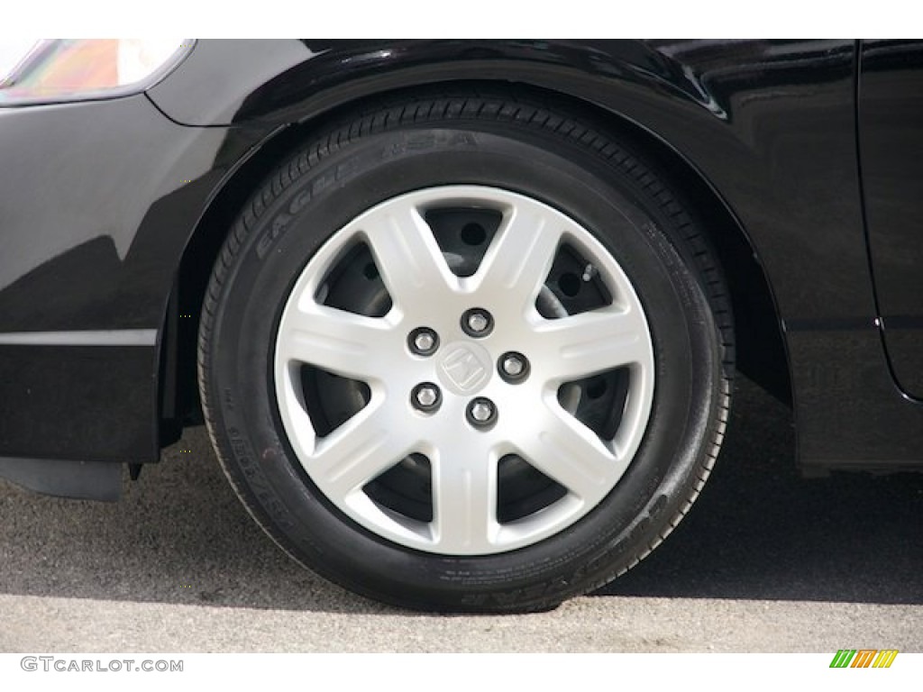 2010 Civic LX Sedan - Crystal Black Pearl / Gray photo #31