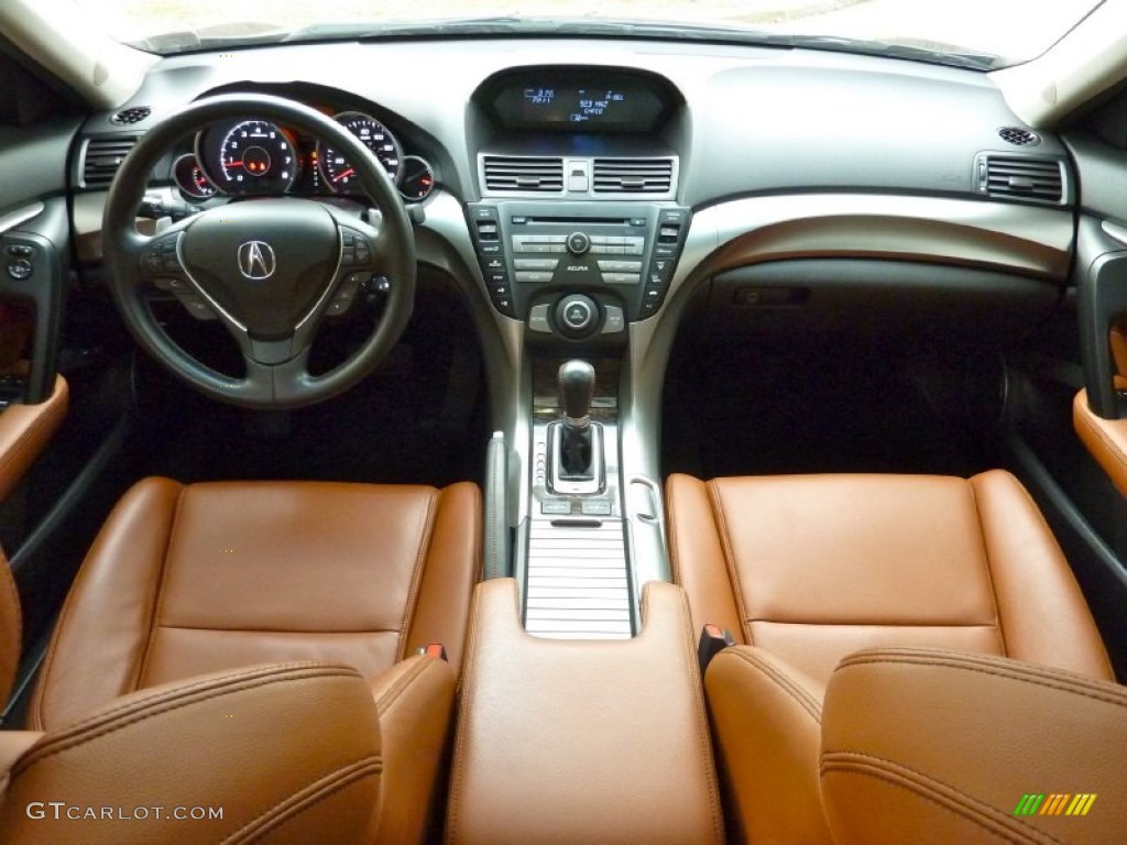 2009 Acura TL 3.7 SH-AWD Umber/Ebony Dashboard Photo #75041167