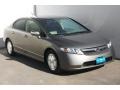 Galaxy Gray Metallic - Civic Hybrid Sedan Photo No. 6