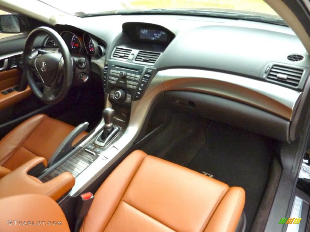 2009 Acura TL 3.7 SH-AWD Umber/Ebony Dashboard Photo #75041690