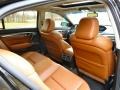2009 Acura TL Umber/Ebony Interior Rear Seat Photo