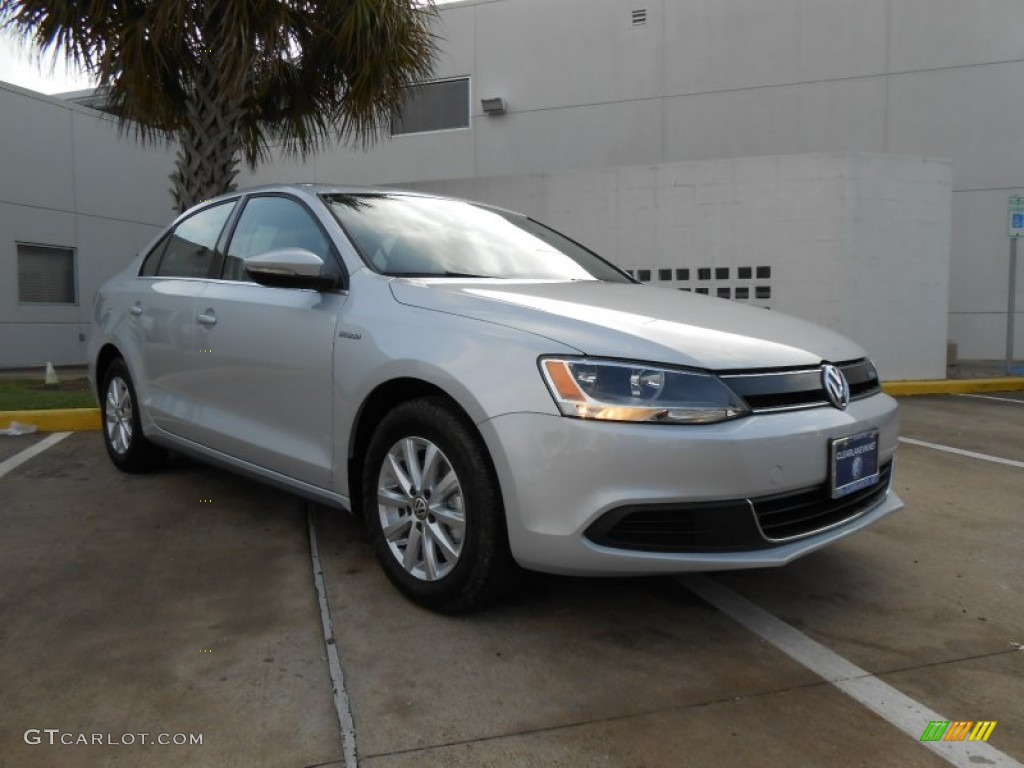 Reflex Silver Metallic 2013 Volkswagen Jetta Hybrid SE Exterior Photo #75041963
