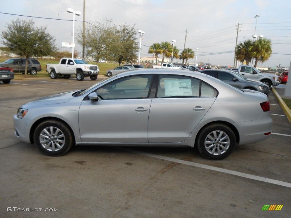 Reflex Silver Metallic 2013 Volkswagen Jetta Hybrid SE Exterior Photo #75042008