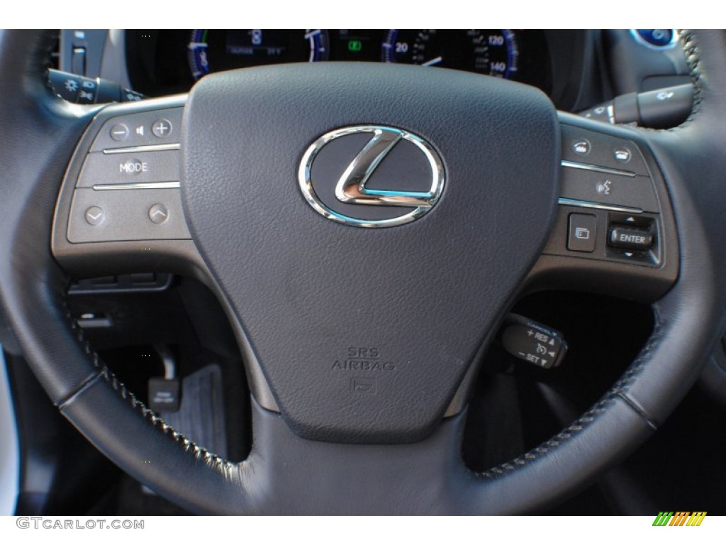 2010 HS 250h Hybrid Premium - Starfire White Pearl / Black photo #17