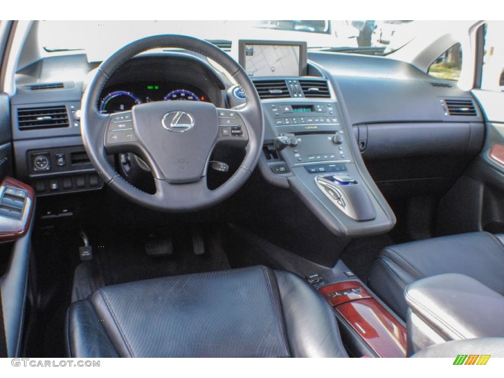 2010 HS 250h Hybrid Premium - Starfire White Pearl / Black photo #18