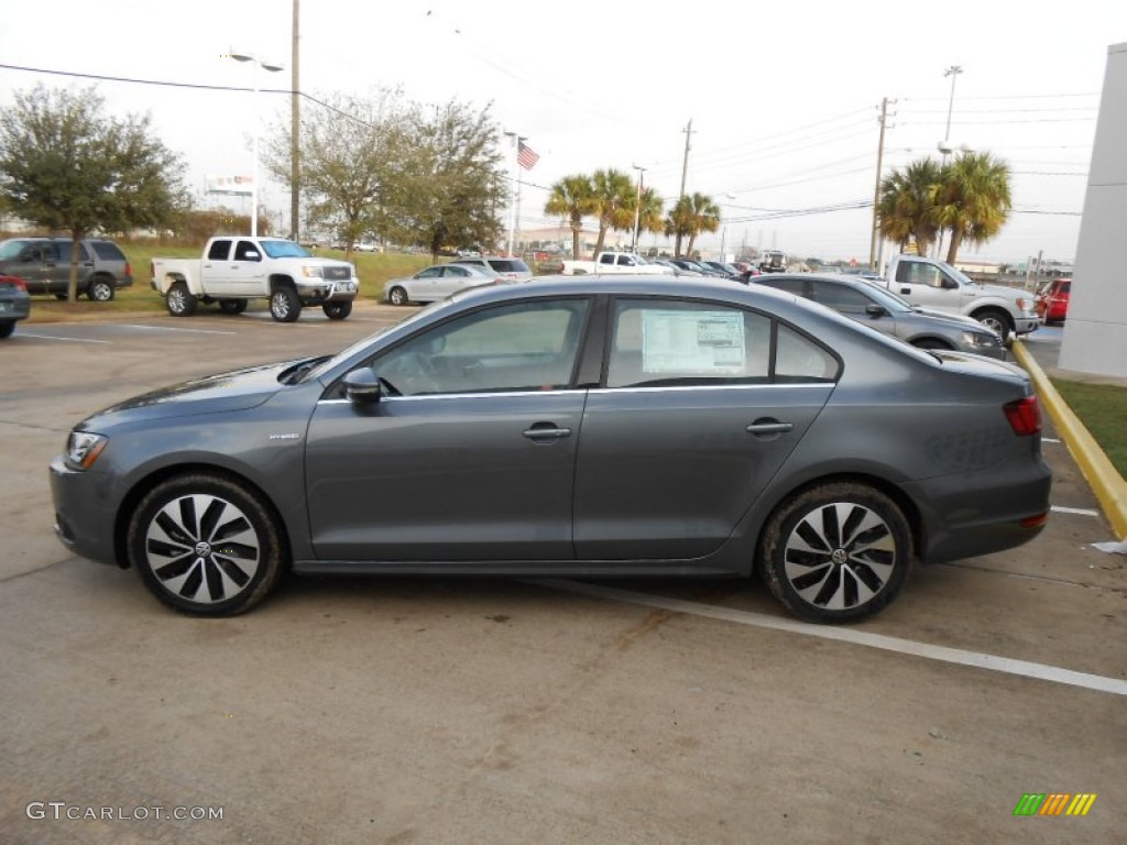 Platinum Gray Metallic 2013 Volkswagen Jetta Hybrid SEL Premium Exterior Photo #75042569