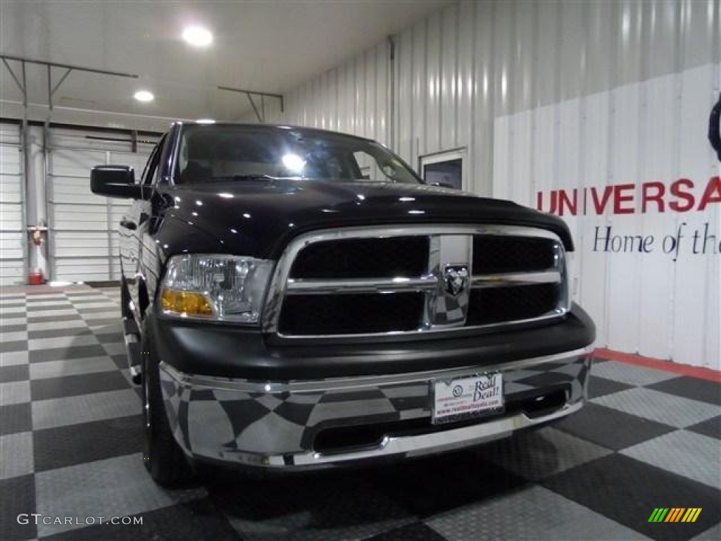 2012 Ram 1500 ST Quad Cab - True Blue Pearl / Dark Slate Gray/Medium Graystone photo #2