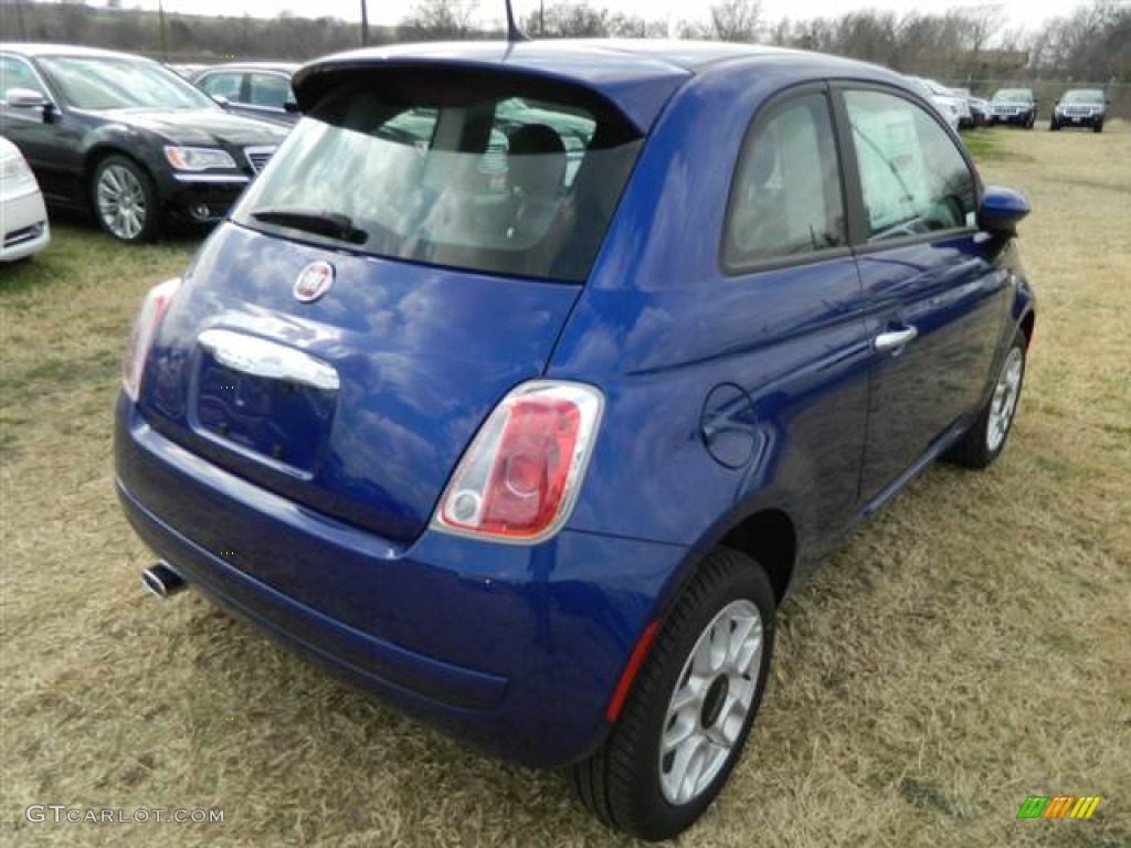 Azzuro (Blue) 2013 Fiat 500 Pop Exterior Photo #75043570