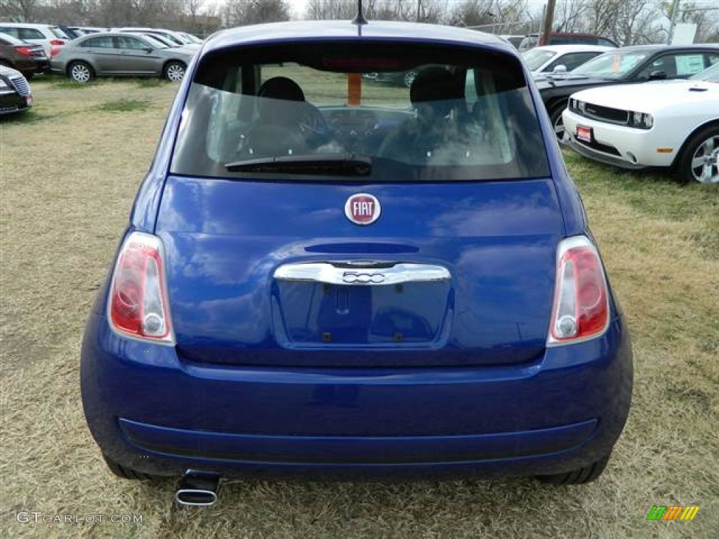 Azzuro (Blue) 2013 Fiat 500 Pop Exterior Photo #75043586