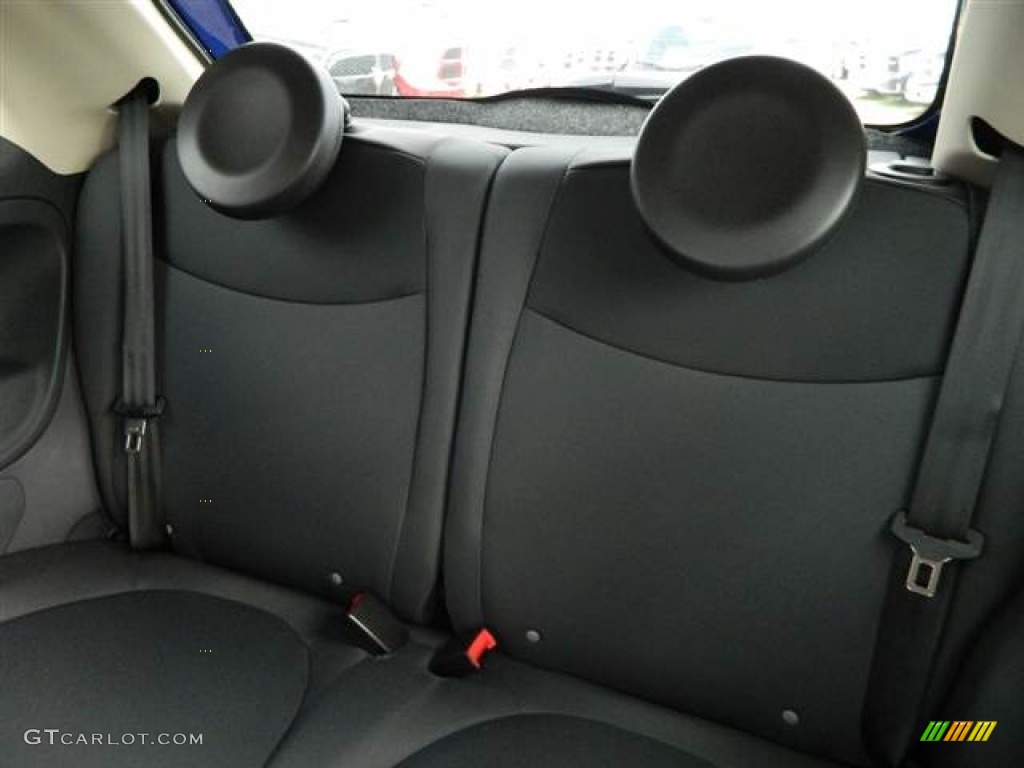 2013 Fiat 500 Pop Rear Seat Photo #75043600