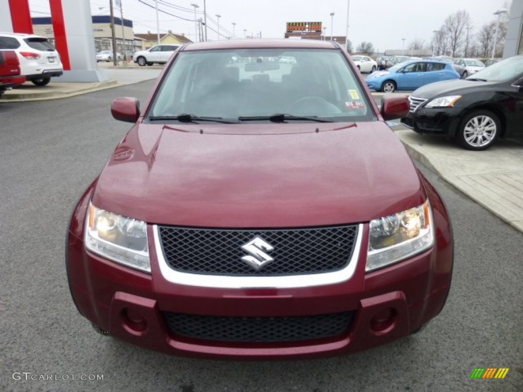 2008 Grand Vitara 4x4 - Moab Red Metallic / Black photo #2