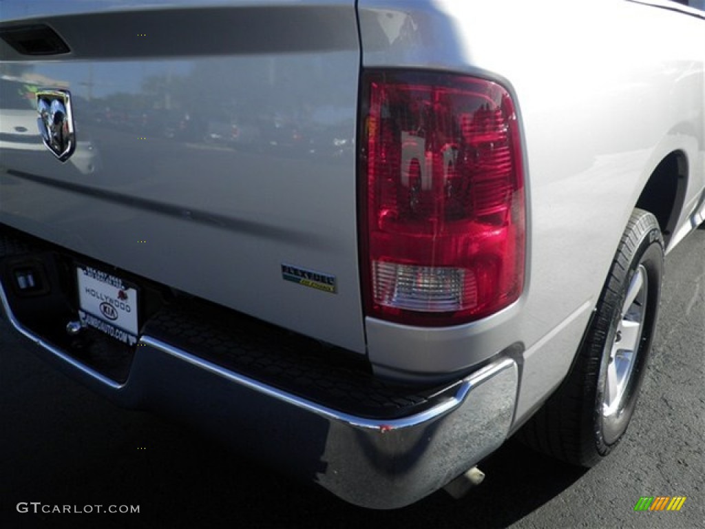 2012 Ram 1500 SLT Quad Cab - Bright Silver Metallic / Dark Slate Gray/Medium Graystone photo #16