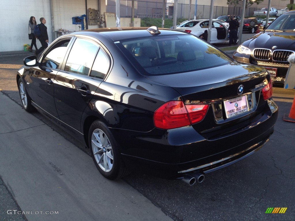 2010 3 Series 328i Sedan - Jet Black / Black photo #8
