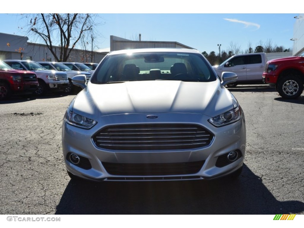 2013 Fusion Hybrid SE - Ingot Silver Metallic / Dune photo #7