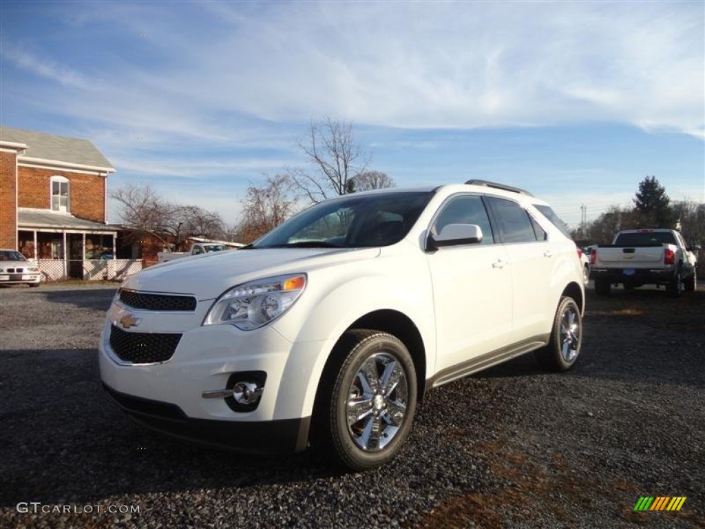 2013 Equinox LT AWD - Summit White / Light Titanium/Jet Black photo #2