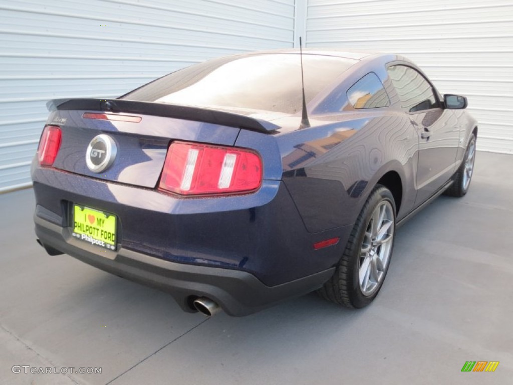 2011 Mustang GT Premium Coupe - Kona Blue Metallic / Charcoal Black/Grabber Blue photo #3