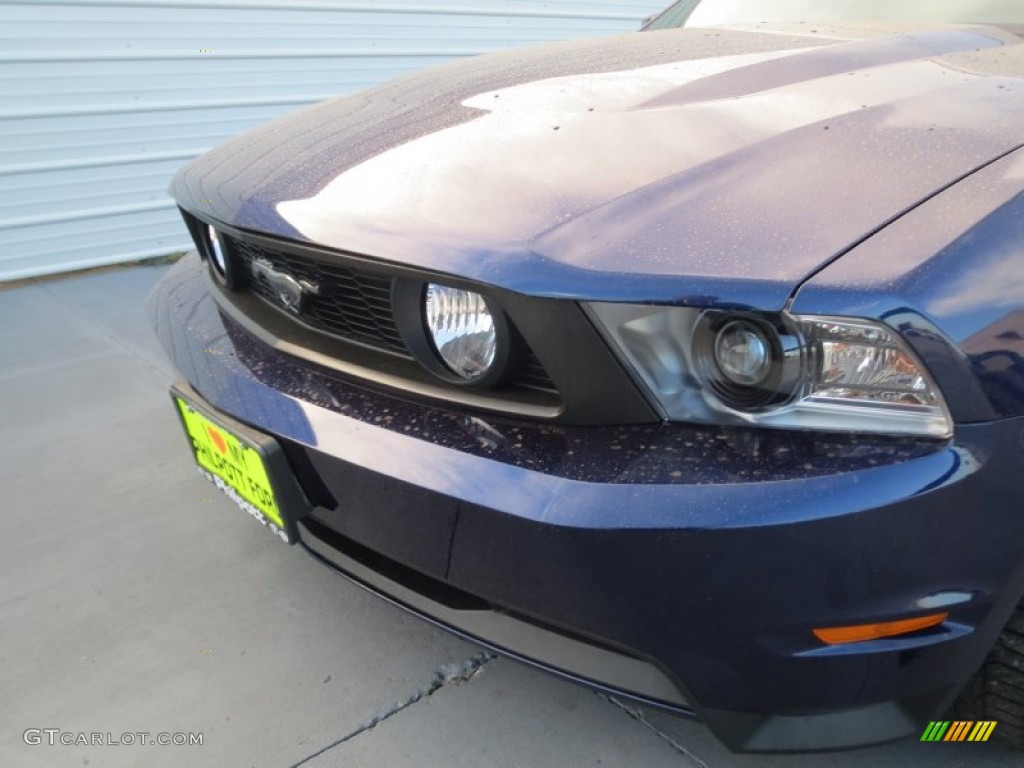 2011 Mustang GT Premium Coupe - Kona Blue Metallic / Charcoal Black/Grabber Blue photo #9
