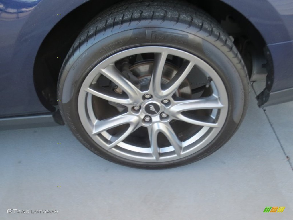 2011 Mustang GT Premium Coupe - Kona Blue Metallic / Charcoal Black/Grabber Blue photo #11