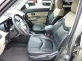 Sand/Black Premium Leather Front Seat Photo for 2011 Kia Soul #75047555