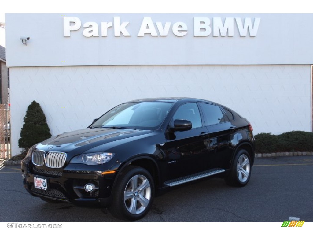 2012 X6 xDrive50i - Black Sapphire Metallic / Black photo #1