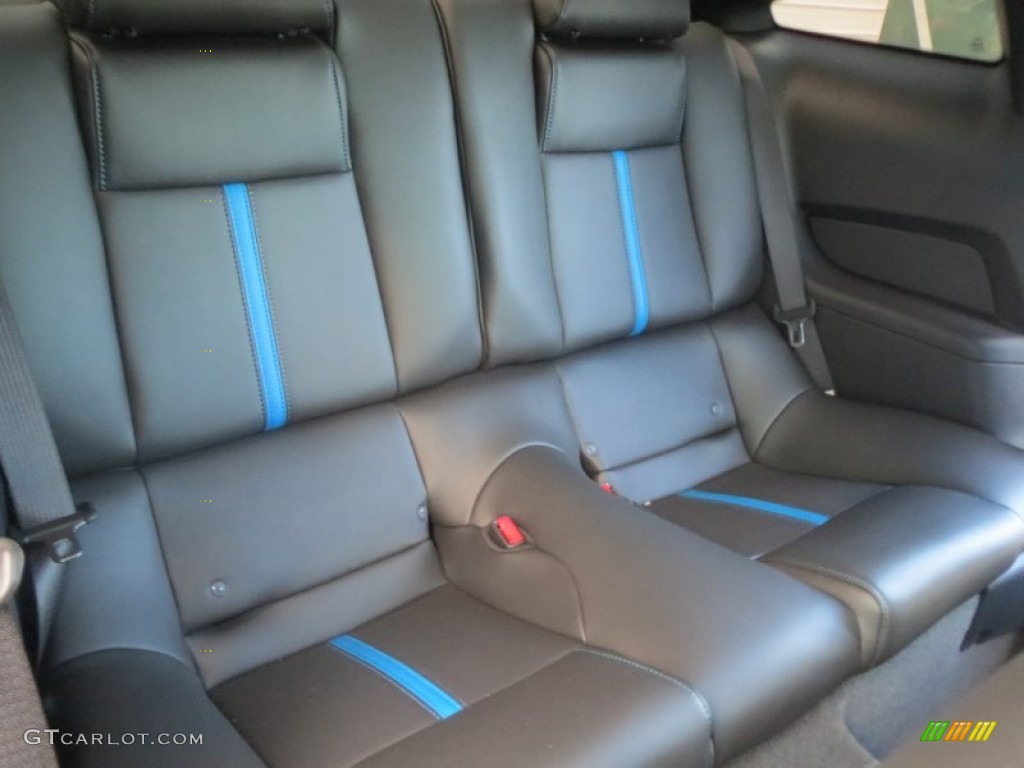 2011 Mustang GT Premium Coupe - Kona Blue Metallic / Charcoal Black/Grabber Blue photo #23