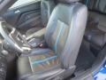 Charcoal Black/Grabber Blue 2011 Ford Mustang GT Premium Coupe Interior Color