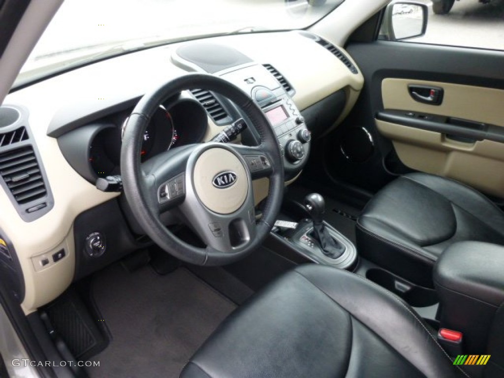 Sand/Black Premium Leather Interior 2011 Kia Soul ! Photo #75047747