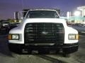 1998 White Ford F800 Regular Cab Utility Bucket Truck  photo #3