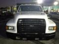 1998 White Ford F800 Regular Cab Utility Bucket Truck  photo #5