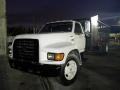 1998 White Ford F800 Regular Cab Utility Bucket Truck  photo #6